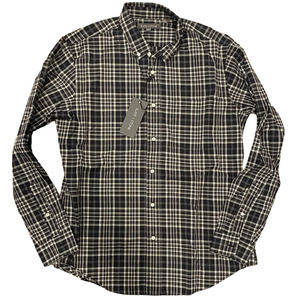 NWT Slate & Stone Black/White Plaid Button Down